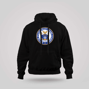 United States Coast Guard Academy seal Black Hoodie United States Coast Guard Academy seal Black Hoodie