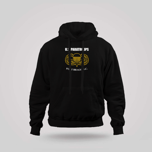 New US Paratroops Fort Bragg ARMY Airborne School Black Hoodie New US Paratroops Fort Bragg ARMY Airborne School Black Hoodie