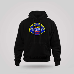 Huntington Beach Fire Black Hoodie Huntington Beach Fire Black Hoodie
