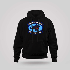 35th Fighter Squadron Black Hoodie 35th Fighter Squadron Black Hoodie