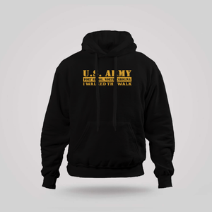 Fort Bragg In North Carolina US Army Base I Walked the Walk Black Hoodie Fort Bragg In North Carolina US Army Base I Walked the Walk Black Hoodie