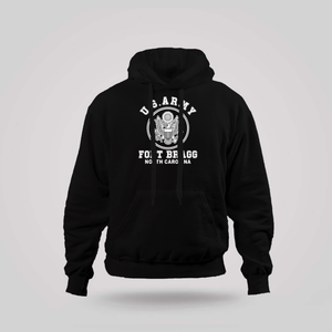 US Army Fort Bragg North Carolina Black Hoodie US Army Fort Bragg North Carolina Black Hoodie