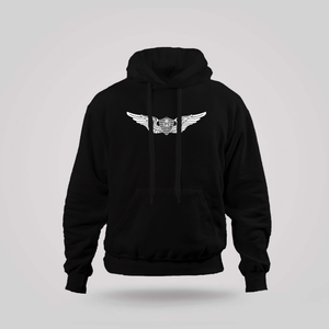 Army Aviation US Army Enlisted Aircrew Wings Black Hoodie Army Aviation US Army Enlisted Aircrew Wings Black Hoodie