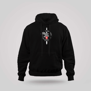 French Commando School 4 Black Hoodie French Commando School 4 Black Hoodie