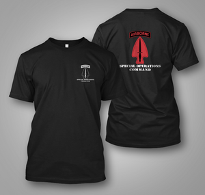 Army Special Operations Command Veteran Black T-Shirt Army Special Operations Command Veteran Black T-Shirt