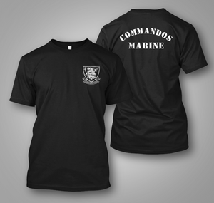 French Navy Special Operation Forces Counter Terrorist Commandos Marine Black T-shirt French Navy Special Operation Forces Counter Terrorist Commandos Marine Black T-shirt