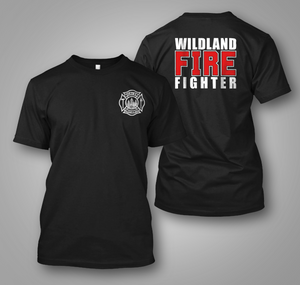 Wildland Firefighter Rescue Tshirt HQ Black T-Shirt Wildland Firefighter Rescue Tshirt HQ Black T-Shirt