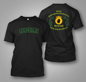 NEW JUNGLE OPERATION TRAINING CENTER JOTC Jungle Expert Black T-SHIRT NEW JUNGLE OPERATION TRAINING CENTER JOTC Jungle Expert Black T-SHIRT
