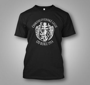 The Czechoslovak Legion Československé legie World War 1 Black T-shirt