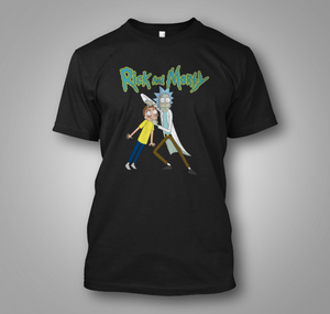 Rick and Morty  Black T-Shirt Rick and Morty  Black T-Shirt