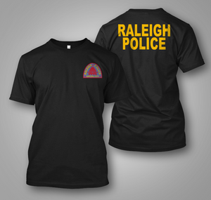 New Police Department Raleigh US United States Special Force Black T-Shirt New Police Department Raleigh US United States Special Force Black T-Shirt