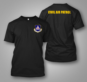 USAF Air Force Civil Air Patrol Black T-Shirt USAF Air Force Civil Air Patrol Black T-Shirt