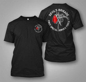 FSSF First Special Service Force The Black Devil's Brigade Black T-shirt FSSF First Special Service Force The Black Devil's Brigade Black T-shirt