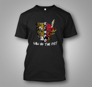 Kenpo Karate Law of the Fist Martial Arts black T-Shirt Kenpo Karate Law of the Fist Martial Arts black T-Shirt