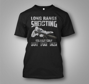 Long Range Shooting Black T-shirt Long Range Shooting Black T-shirt