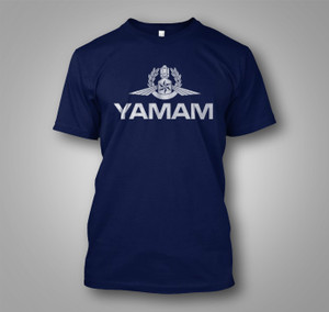YAMAM Logo Israeli Special Forces Winged Star Black T-Shirt YAMAM Logo Israeli Special Forces Winged Star Black T-Shirt