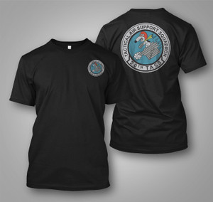 NEW Tactical Air Support Squadron UNIT 20th TASS Black T - SHIRT NEW Tactical Air Support Squadron UNIT 20th TASS Black T - SHIRT