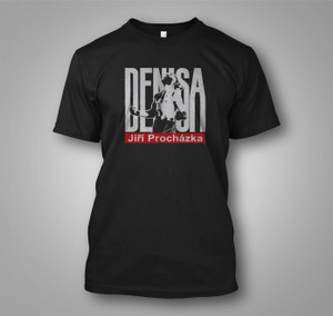Jiri Denisa Prochazka MMA Mixed Martial Arts Silhouette Funny Black T-Shirt Jiri Denisa Prochazka MMA Mixed Martial Arts Silhouette Funny Black T-Shirt