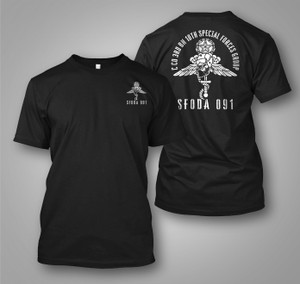 NEW Special Forces A-Team ODA 021 C Co 3rd BN 10th Group SFODA 091 Black T-Shirt NEW Special Forces A-Team ODA 021 C Co 3rd BN 10th Group SFODA 091 Black T-Shirt