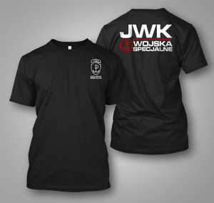 JWK Polish Special Forces Jednostka Wojskowa Komandosów Black t-Shirt JWK Polish Special Forces Jednostka Wojskowa Komandosów Black t-Shirt
