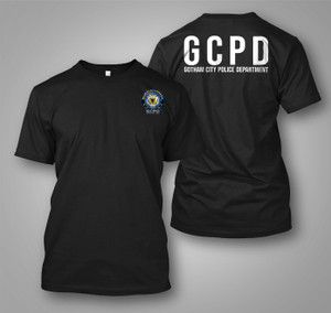 New Batman Gotham City Police Department SWAT GCPD logo black T-shirt New Batman Gotham City Police Department SWAT GCPD logo black T-shirt