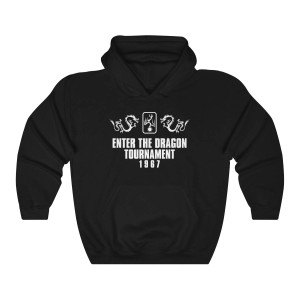 Enter The Dragon Tournament Black Hoodie Enter The Dragon Tournament Black Hoodie