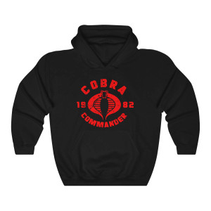 Cobra Commander 1982 Black Hoodie Cobra Commander 1982 Black Hoodie