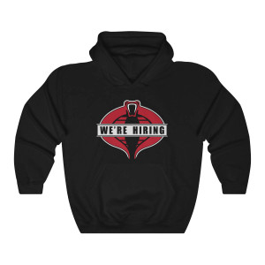 Cobra Commander We're Hiring Black Hoodie Cobra Commander We're Hiring Black Hoodie
