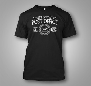 Vintage Post Office Department Black T-Shirt Vintage Post Office Department Black T-Shirt