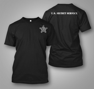 U.S. Secret Service Law Enforcement & Security Black t-Shirt U.S. Secret Service Law Enforcement & Security Black t-Shirt