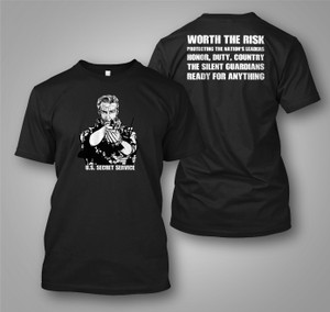 U.S. Secret Service Silent Guardians Tribute Black T-Shirt U.S. Secret Service Silent Guardians Tribute Black T-Shirt