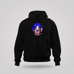 Tomcat Vintage Insignia US Flag Black Hoodie Tomcat Vintage Insignia US Flag Black Hoodie