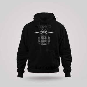 Black Sheep Squadron VMF 214 Corsair Black Hoodie Black Sheep Squadron VMF 214 Corsair Black Hoodie