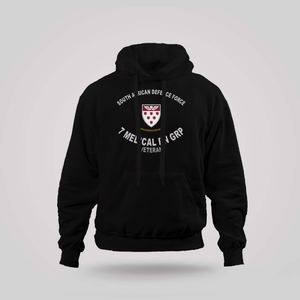 SADF SAMS 7 Medical Battalion Group Veteran Black Hoodie SADF SAMS 7 Medical Battalion Group Veteran Black Hoodie