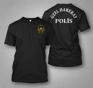 New Turkey Turkish Police SWAT Special Force Black T-shirt New Turkey Turkish Police SWAT Special Force Black T-shirt