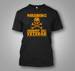 Grumpy old veteran Veteran Gifts Military Humour Black T-Shirt Grumpy old veteran Veteran Gifts Military Humour Black T-Shirt