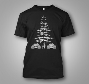 Military CHRISTMAS TREE VETERAN Black T-Shirt Military CHRISTMAS TREE VETERAN Black T-Shirt