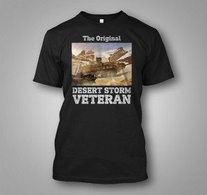 Military The Original Desert Storm Veteran Black T-Shirt Military The Original Desert Storm Veteran Black T-Shirt