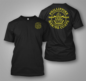 PMC Philippine Marine Corps Armed Forces Military Black T-shirt PMC Philippine Marine Corps Armed Forces Military Black T-shirt