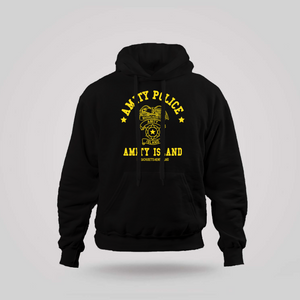 Amity Island Police Black Hoodie Amity Island Police Black Hoodie