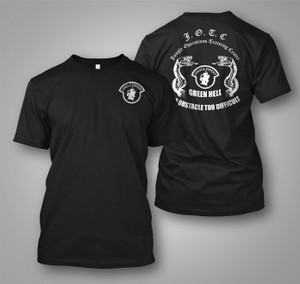 JUNGLE OPERATION TRAINING CENTER Green Hell JOTC Jungle Black T-Shirt JUNGLE OPERATION TRAINING CENTER Green Hell JOTC Jungle Black T-Shirt