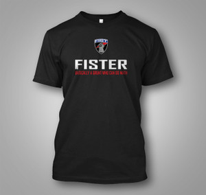 FISTER Basically a Grunt who can do math Military Humor for the Brainy Grunt Black T-Shirt