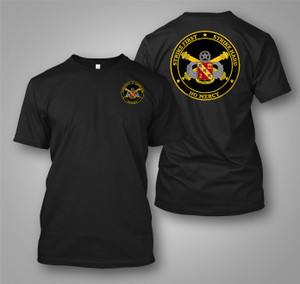 2-319th AFAR Strike First Strike Hard No Mercy Artillery 319th Regiment Black T-Shirt 2-319th AFAR Strike First Strike Hard No Mercy Artillery 319th Regiment Black T-Shirt