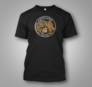 Foreign Legion CEFE Jungle Warfare Black T-Shirt Foreign Legion CEFE Jungle Warfare Black T-Shirt