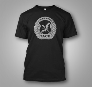 U.S. Air Force TACP Air Force Tactical Air Control Party Black T-Shirt U.S. Air Force TACP Air Force Tactical Air Control Party Black T-Shirt