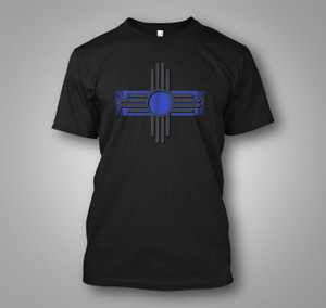 New Mexico Police Back the Blue Black T-Shirt New Mexico Police Back the Blue Black T-Shirt