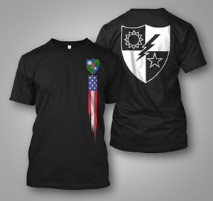 US Army 75th Ranger Regiment Black T-Shirt US Army 75th Ranger Regiment Black T-Shirt