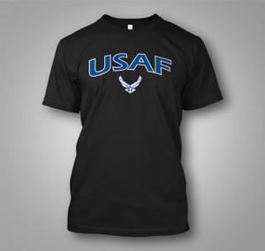 USAF Air Force Black T-Shirt USAF Air Force Black T-Shirt