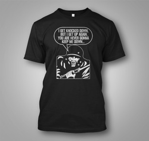 Never Gonna Keep Me Down British Humour British Gifts Black T-Shirt Never Gonna Keep Me Down British Humour British Gifts Black T-Shirt