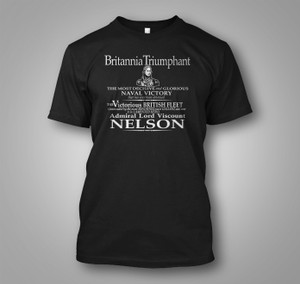 Royal Navy Britannia Triumphant Black T-Shirt Royal Navy Britannia Triumphant Black T-Shirt